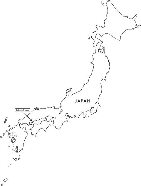 map of hiroshima japan